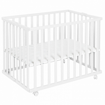Детский складной манеж 74 х 100 Foldable playpen, белый Детский складной манеж 74 х 100 Foldable playpen, белый