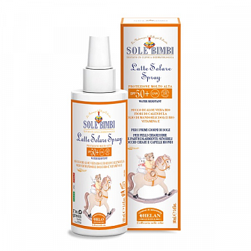 Солнцезащитное молочко-спрей с высоким фактором защиты SPF 50+ (Sole Bimbi) - 100 мл Солнцезащитное молочко-спрей с высоким фактором защиты SPF 50+ (Sole Bimbi) - 100 мл