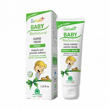 Детский крем под подгузник CUCCIOLO BABY BIO NATURAL, 100 мл Детский крем под подгузник CUCCIOLO BABY BIO NATURAL, 100 мл