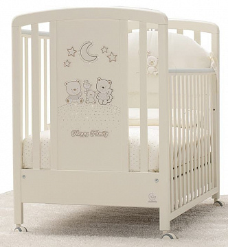 Детская кровать Italbaby Happy Family Strass, крем Детская кровать Italbaby Happy Family Strass, крем