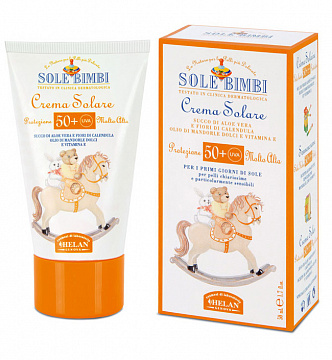 Солнцезащитный крем SPF 50+ (Sole Bimbi) - 50 мл. Солнцезащитный крем SPF 50+ (Sole Bimbi) - 50 мл.