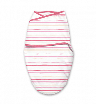 Конверт на липучке Swaddleme®Luxe Whisper Quiet, размер S/M, розовые/желтые полоски. Конверт на липучке Swaddleme®Luxe Whisper Quiet, размер S/M, розовые/желтые полоски.